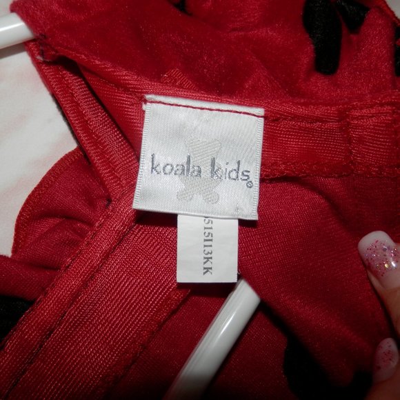 Ladybug Dress by Koala Kids 18 Months Adorable Outfit With Velour Wings 3602 - Picture 8 of 9